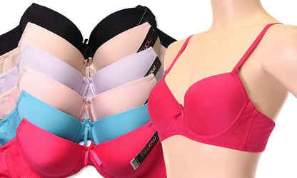 5-Pack: Mamia Women's Demi-Cup Multi-Way Bra - Size: 38C DailySale