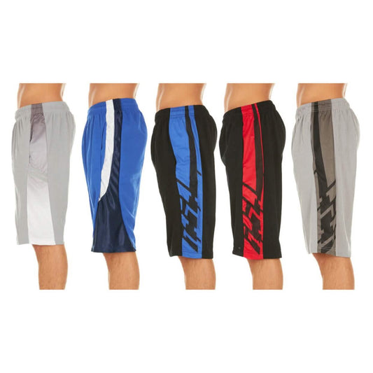 5-Pack: Men's Active Athletic Assorted Performance Shorts DailySale