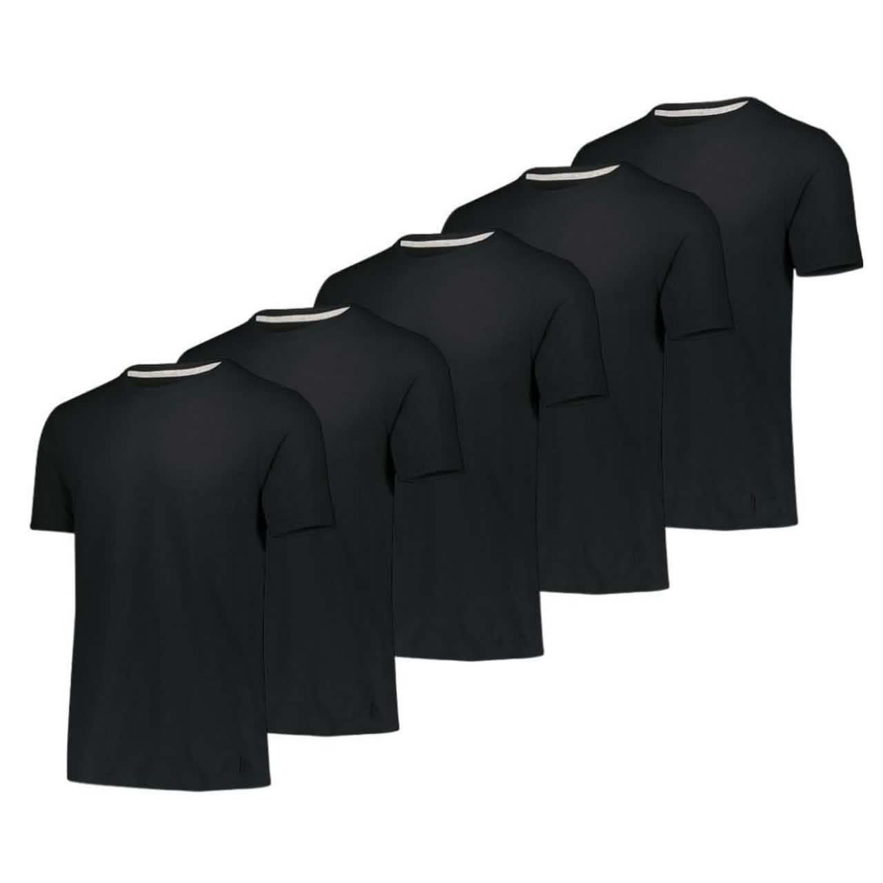 5-Pack: Men's Moisture-Wicking Active Athletic Performance Tees DailySale