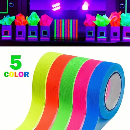 5-Pack: Neon Fluorescent Tape Set DailySale