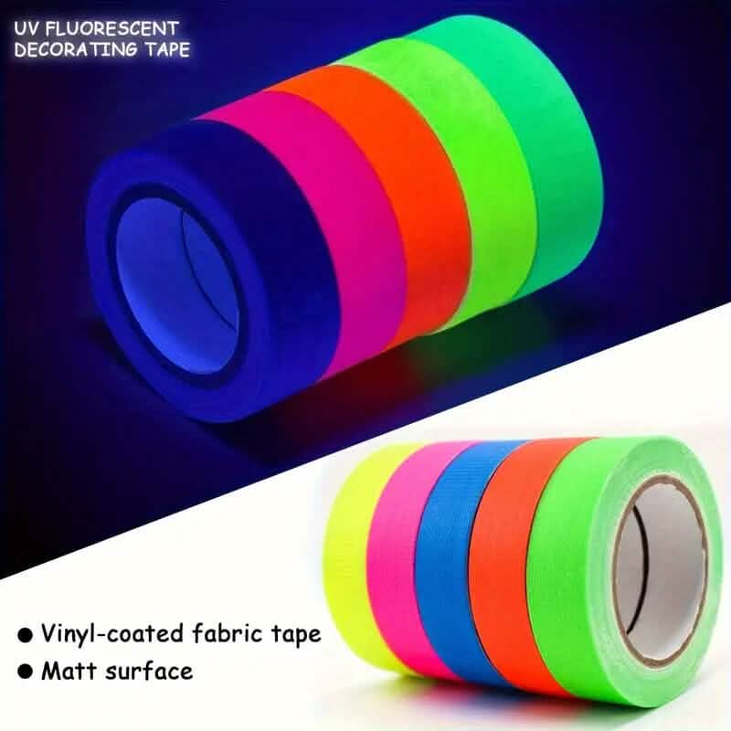 5-Pack: Neon Fluorescent Tape Set DailySale