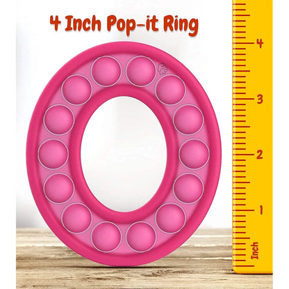 5-Pack: Pop It Fidget Toy Sensory Push Bubble Circle Pop Its DailySale