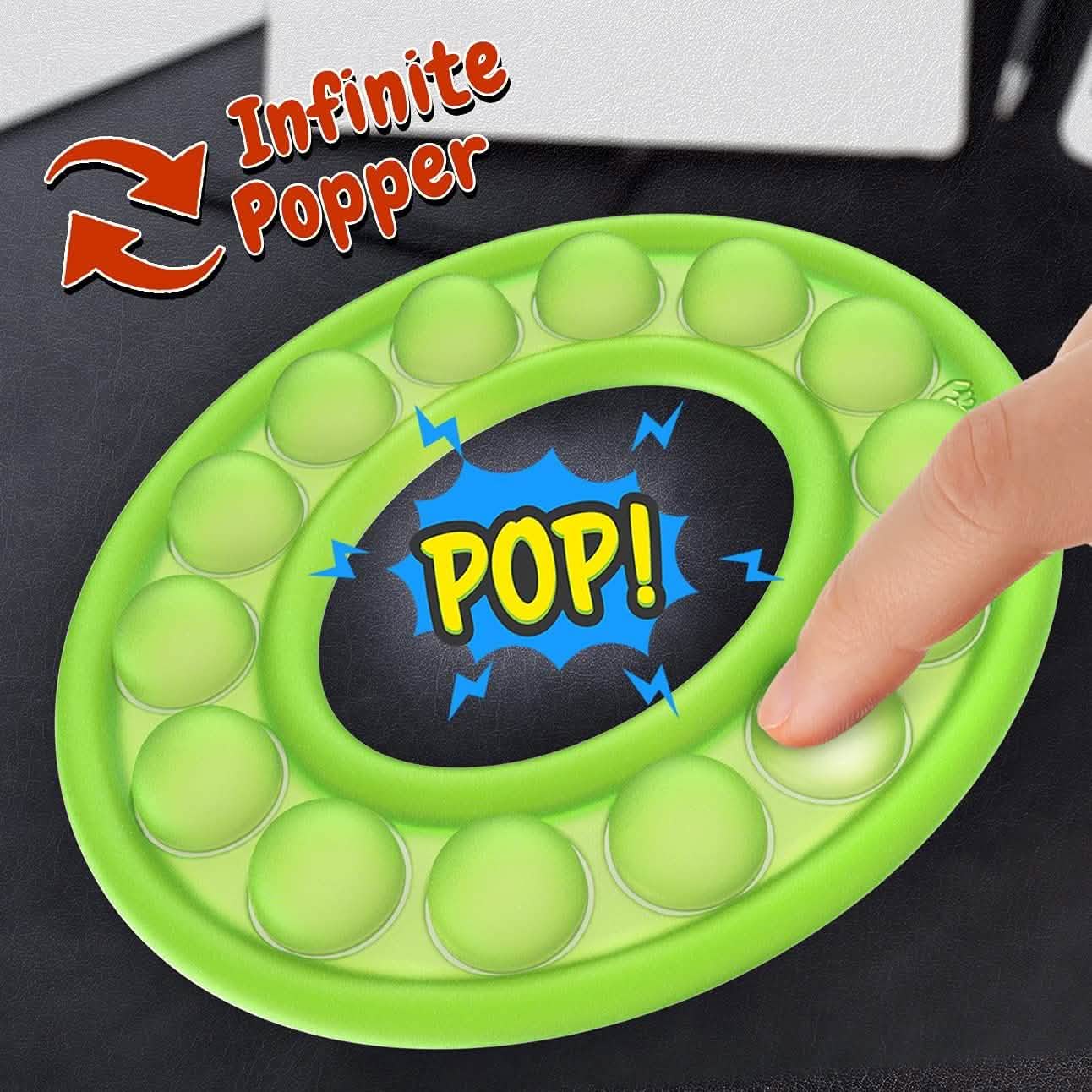 5-Pack: Pop It Fidget Toy Sensory Push Bubble Circle Pop Its DailySale