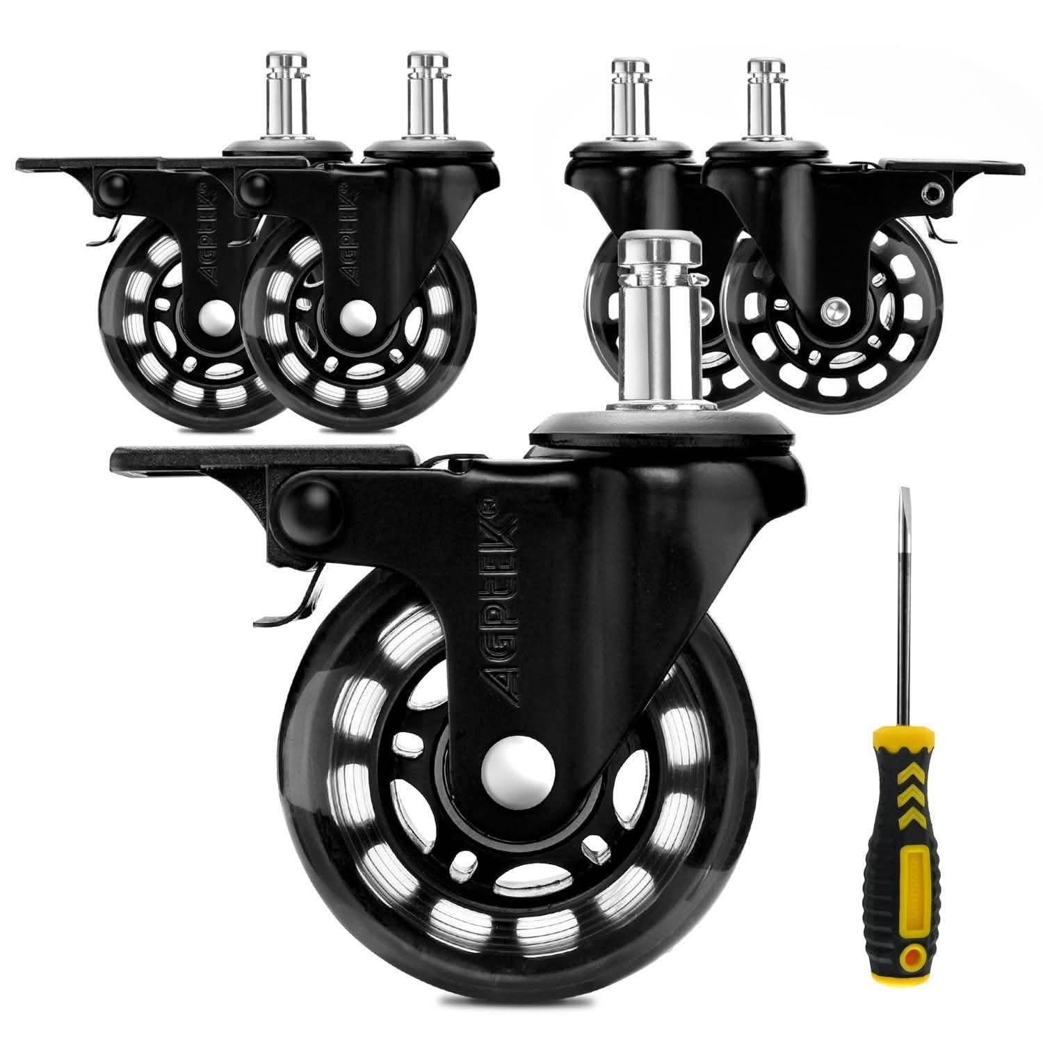 5-Pack: Replacement Office Chair Casters DailySale