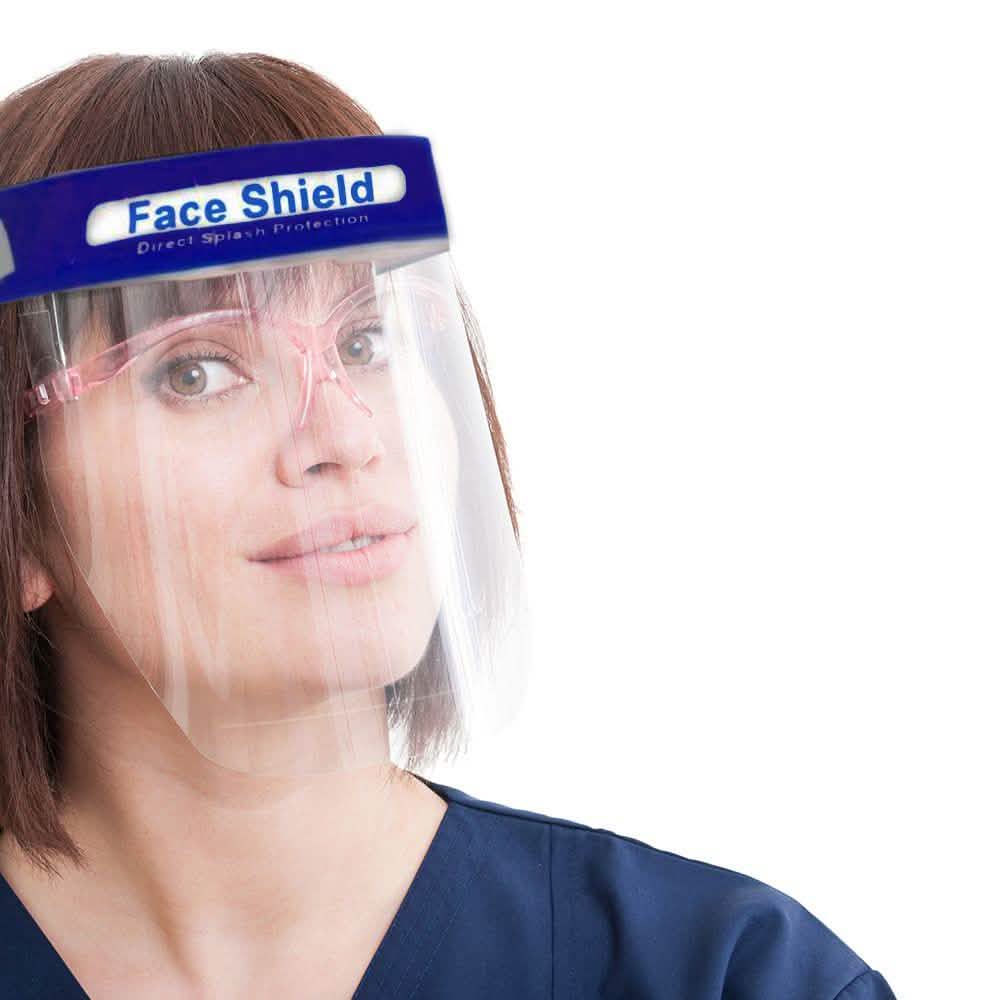 5-Pack: Reusable Waterproof Transparent Face Shield DailySale