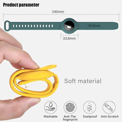 5-Pack: Silicone Airtag Holder with Anti-Lost Keychain DailySale