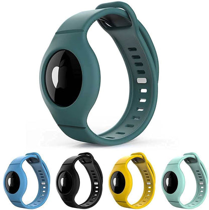 5-Pack: Silicone Airtag Holder with Anti-Lost Keychain DailySale