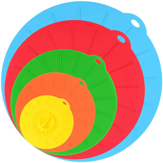 5-Pack: Silicone Food Lids Set DailySale