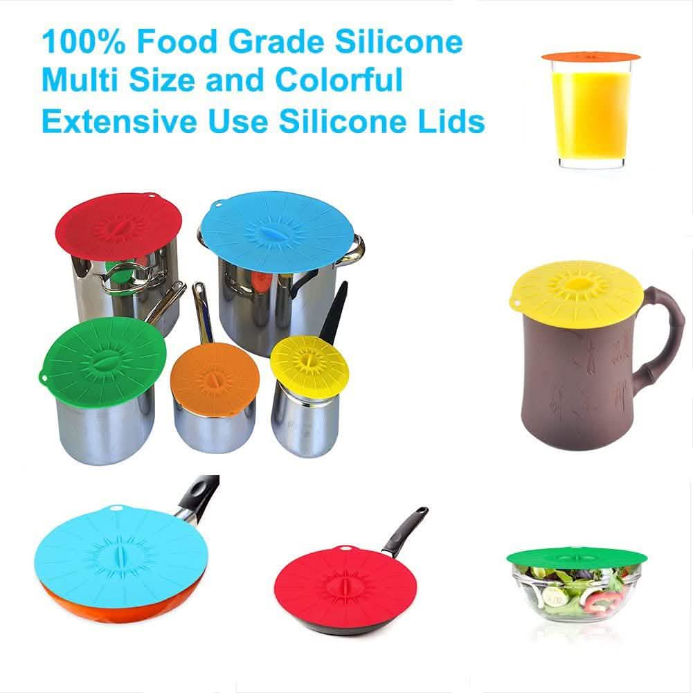 5-Pack: Silicone Food Lids Set DailySale