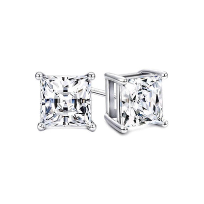 5-Pack: Swarovski Crystal Sterling Silver Stud Earrings For Women DailySale