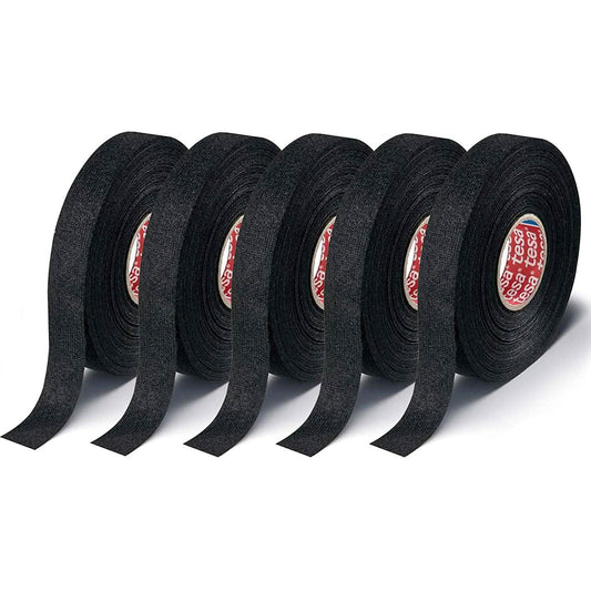 5-Pack: Tesa 51608 Adhesive Wiring Loom Cloth Tape DailySale