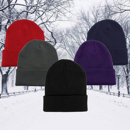 5-Pack: Thermal Windproof Winter Beanie Hat DailySale