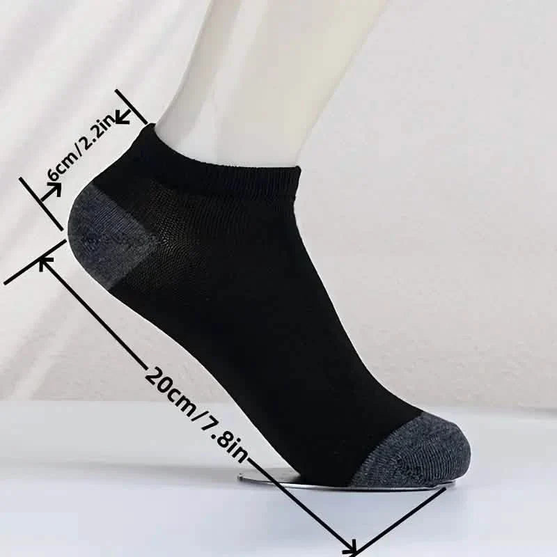 5-Pack: Ultra-Comfy Breathable Low-Cut Men's Socks DailySale