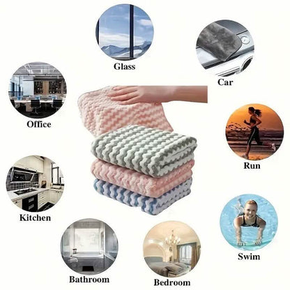 5-Pack: Ultra-Soft Microfiber Dish Cloths DailySale