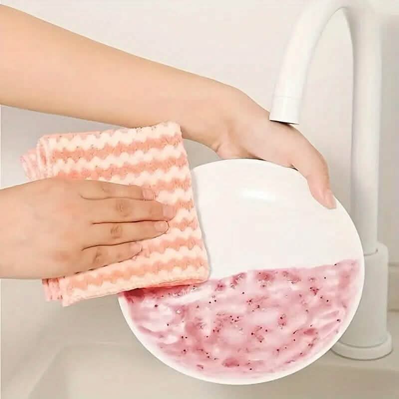 5-Pack: Ultra-Soft Microfiber Dish Cloths DailySale