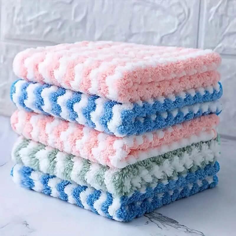 5-Pack: Ultra-Soft Microfiber Dish Cloths DailySale