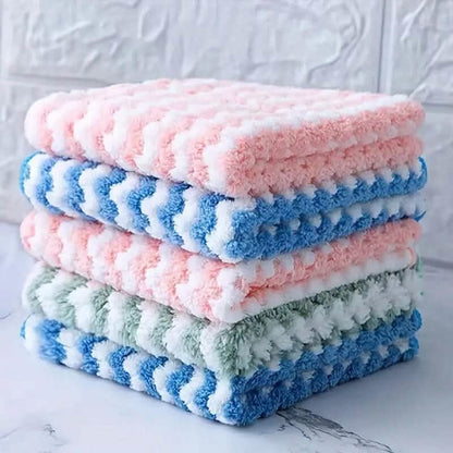 5-Pack: Ultra-Soft Microfiber Dish Cloths DailySale