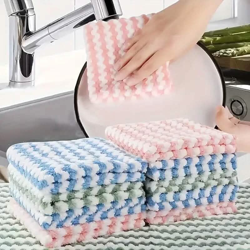 5-Pack: Ultra-Soft Microfiber Dish Cloths DailySale