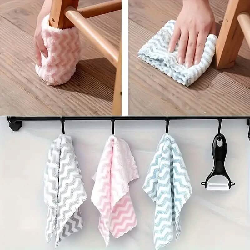 5-Pack: Ultra-Soft Microfiber Dish Cloths DailySale