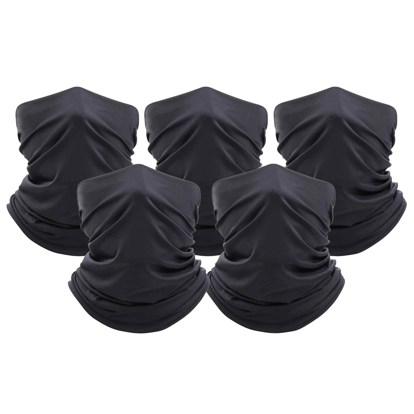5-Pack: Unisex Moisture Wicking Gaiter Face Neck Scarf Bandanna DailySale
