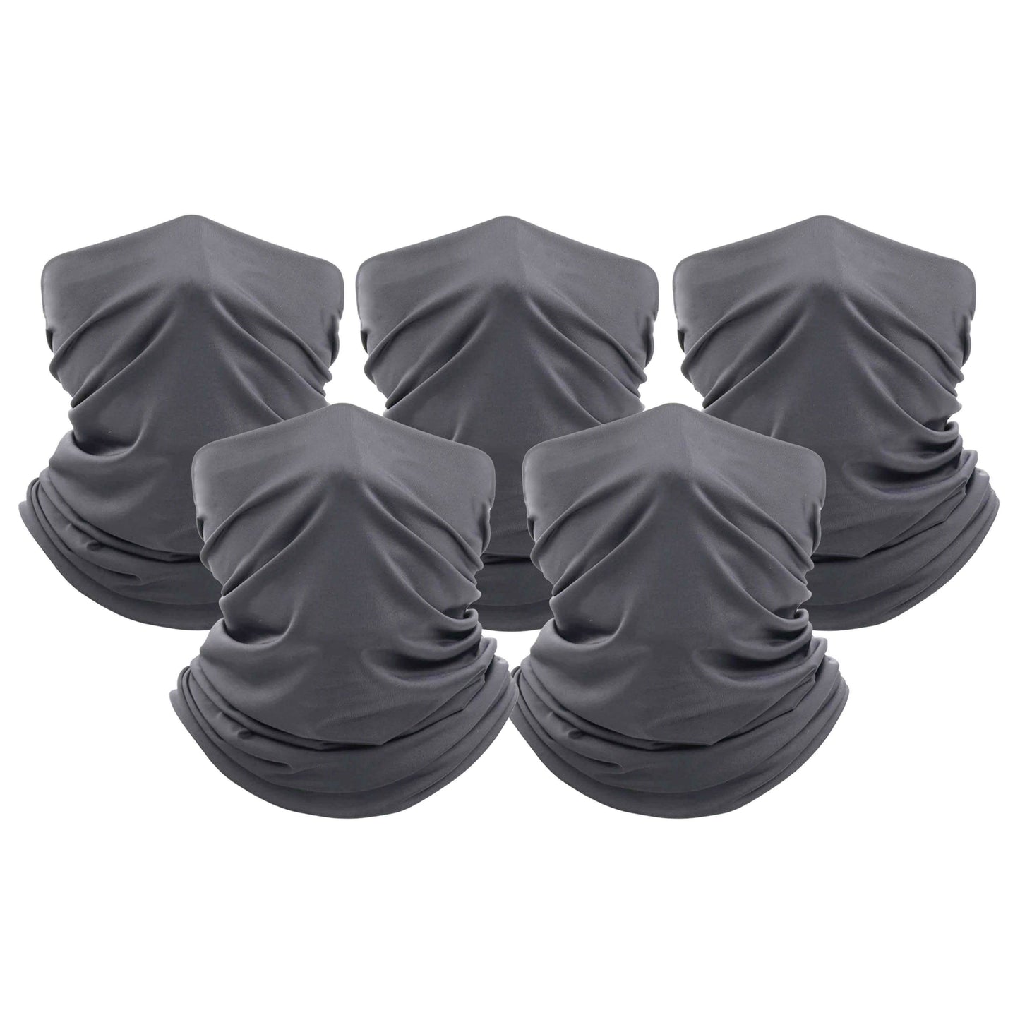 5-Pack: Unisex Moisture Wicking Gaiter Face Neck Scarf Bandanna DailySale