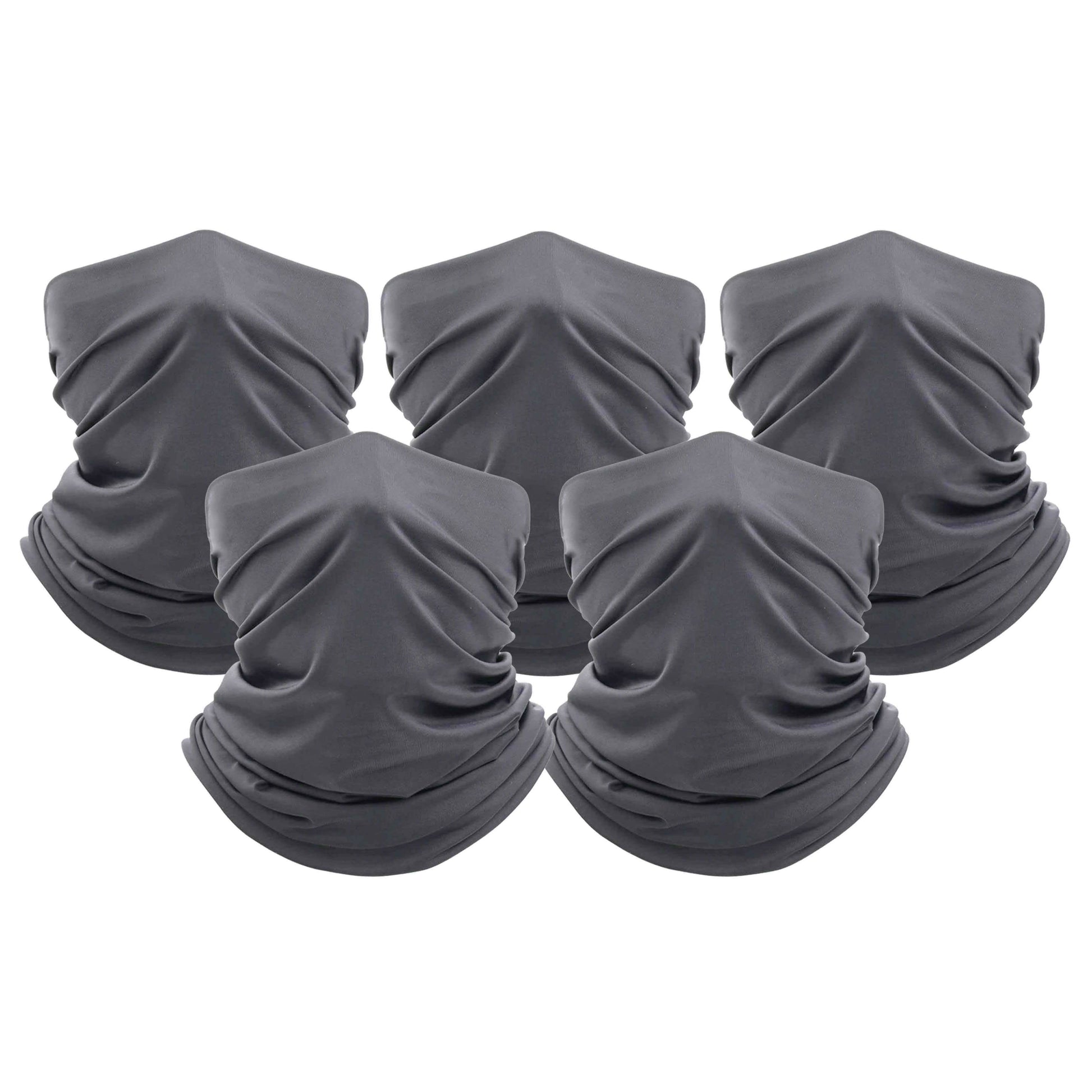 5-Pack: Unisex Moisture Wicking Gaiter Face Neck Scarf Bandanna DailySale