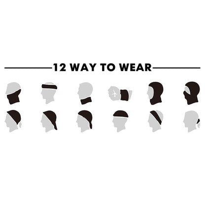 5-Pack: Unisex Moisture Wicking Gaiter Face Neck Scarf Bandanna DailySale