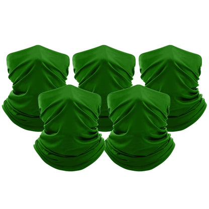 5-Pack: Unisex Moisture Wicking Gaiter Face Neck Scarf Bandanna DailySale