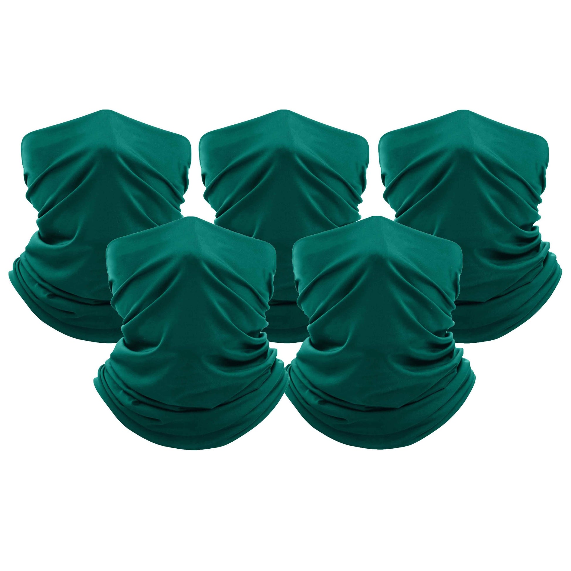 5-Pack: Unisex Moisture Wicking Gaiter Face Neck Scarf Bandanna DailySale