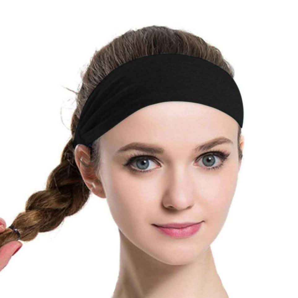 5-Pack: Unisex Sports Fitness Headband and Sweatband DailySale