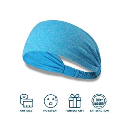 5-Pack: Unisex Sports Fitness Headband and Sweatband DailySale
