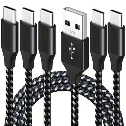 5-Pack: USB Type-C Fast Charging Cable DailySale