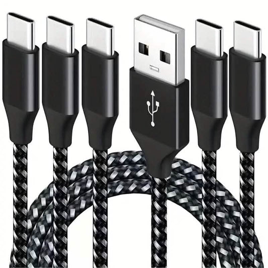 5-Pack: USB Type-C Fast Charging Cable DailySale