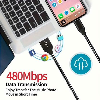 5-Pack: USB Type-C Fast Charging Cable DailySale