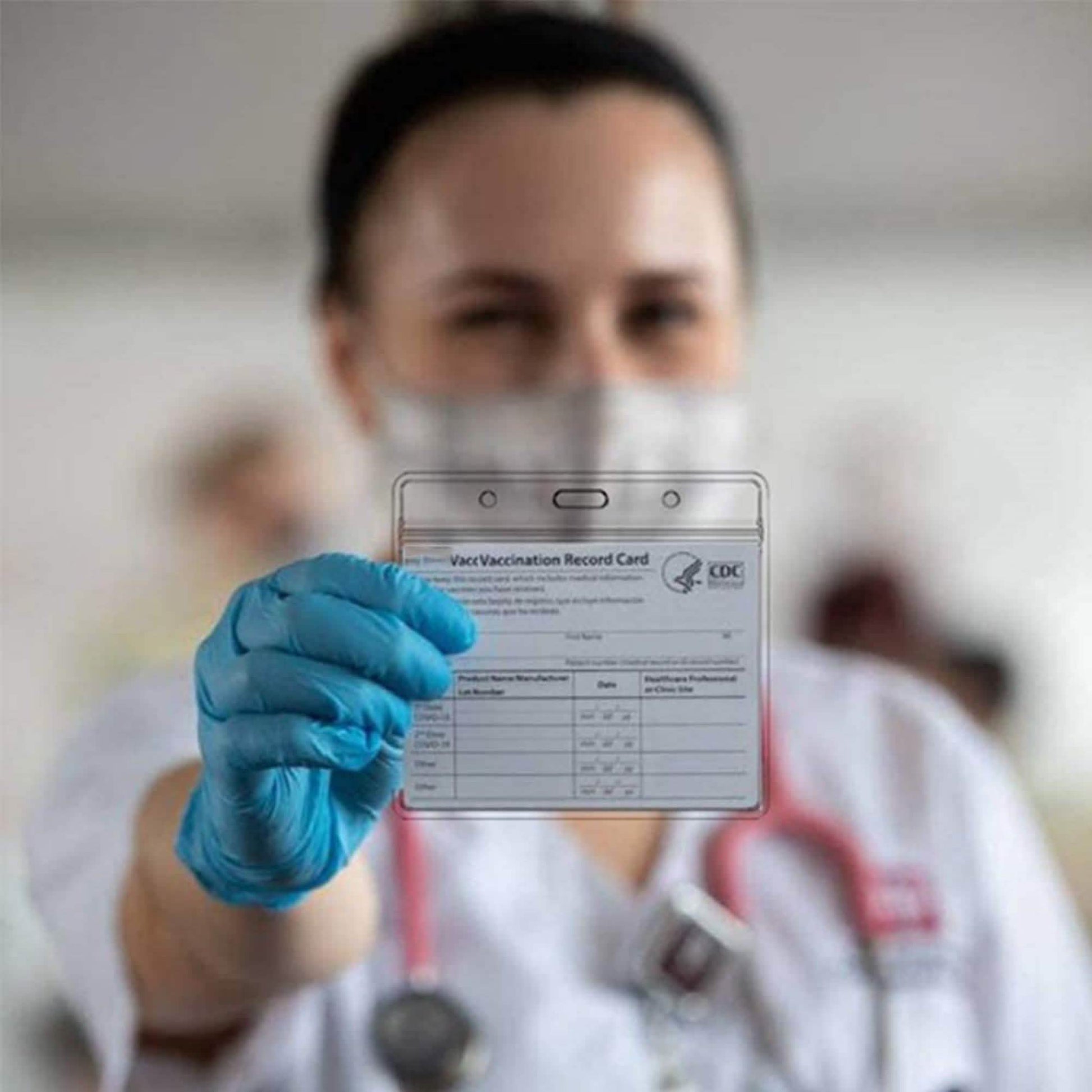 5-Pack: Waterproof Clear Sleeve CDC Vaccination Card Immunization Record Holder DailySale