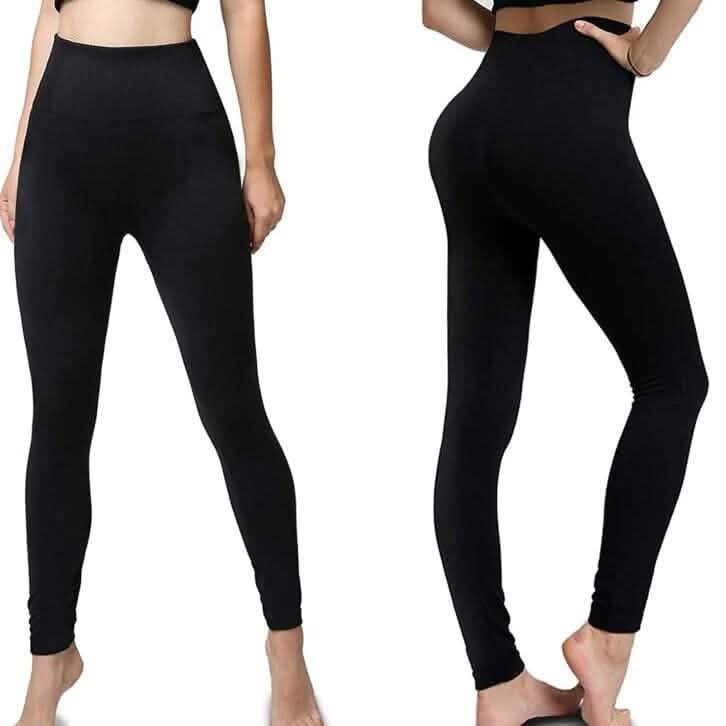 5-Pack: Women’s Fleece Lined High Waist Leggings DailySale