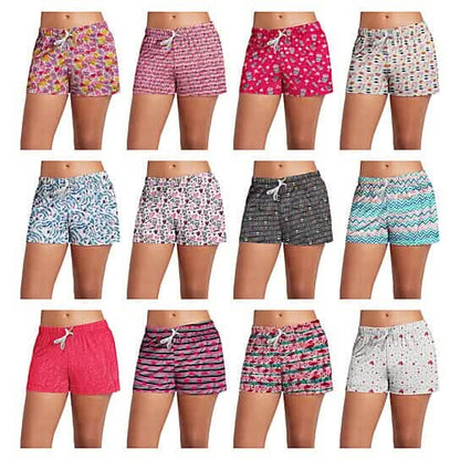 5-Pack: Women's Soft Comfy Printed Lounge Sleep Pajama Short DailySale