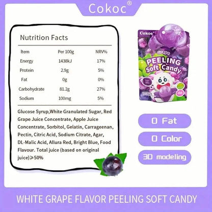 5-Packs: Fun Peeled Gummies - Mixed Styles, Different Flavors, Resealable Bags DailySale
