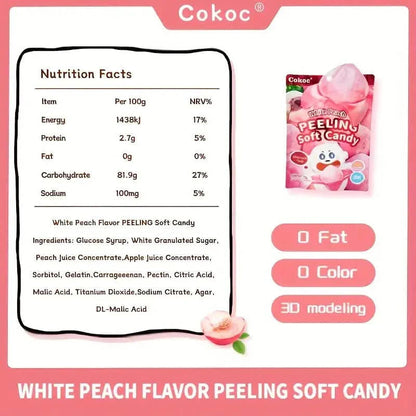 5-Packs: Fun Peeled Gummies - Mixed Styles, Different Flavors, Resealable Bags DailySale