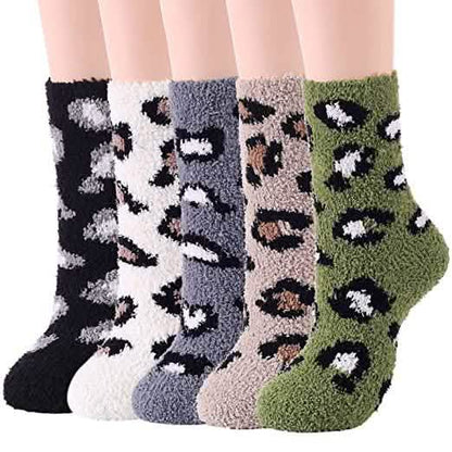 5-Pair: Womens Fuzzy Socks Winter Slipper Socks DailySale