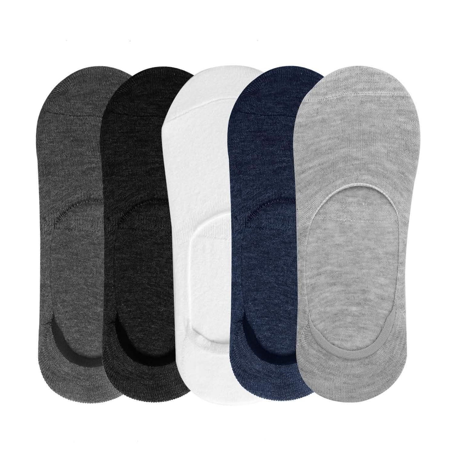 5-Pairs: Breathable No Show Boat Socks Non-Slip DailySale