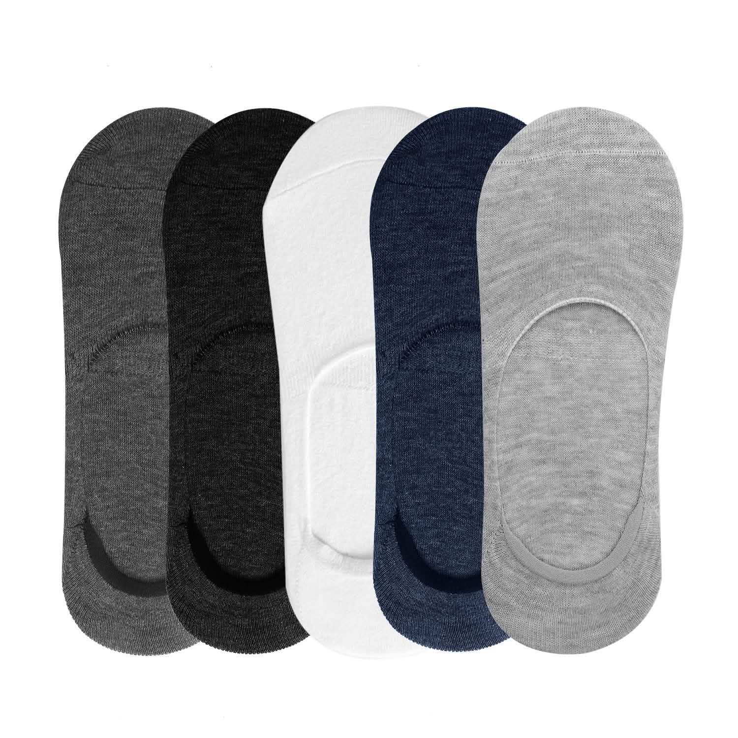 5-Pairs: Breathable No Show Boat Socks Non-Slip DailySale