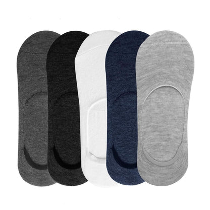 5-Pairs: Breathable No Show Boat Socks Non-Slip DailySale