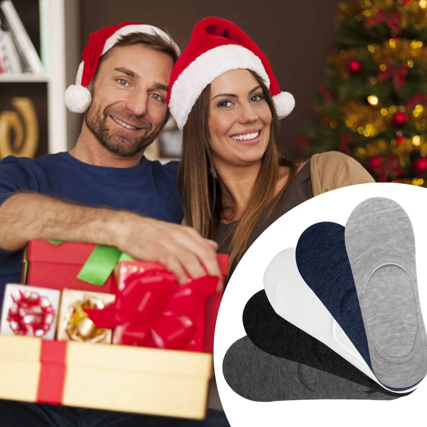 5-Pairs: Breathable No Show Boat Socks Non-Slip DailySale