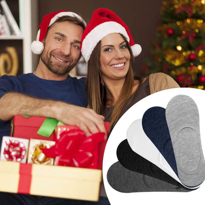5-Pairs: Breathable No Show Boat Socks Non-Slip DailySale