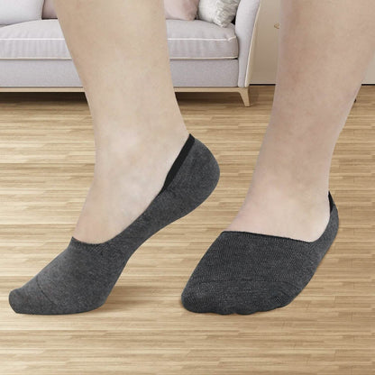 5-Pairs: Breathable No Show Boat Socks Non-Slip DailySale