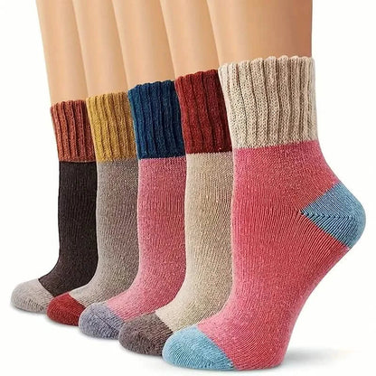 5-Pairs: Cold Resistant Thick Fuzzy Winter Socks DailySale
