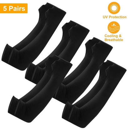 5-Pairs: Cooling Arm Sleeve Anti-UV Sun Protection DailySale
