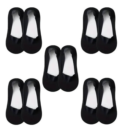5-Pairs: Low Cut No Show Socks for Women - Invisible, Non Slip, Breathable, Moisture Wicking DailySale