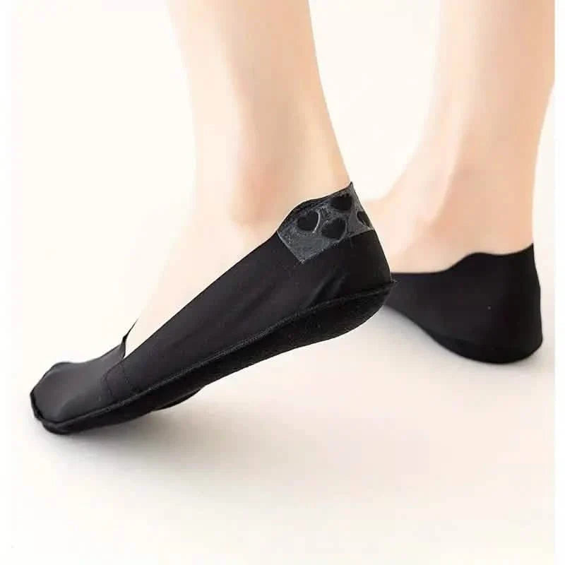 5-Pairs: Low Cut No Show Socks for Women - Invisible, Non Slip, Breathable, Moisture Wicking DailySale